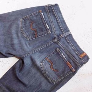 7 For All Man Kind - Dark Wash Bootcut - sz 25